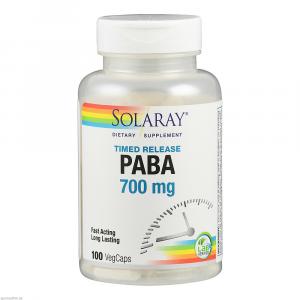 PABA 700 mg Solaray Kapseln