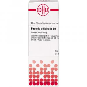 PAEONIA OFFICINALIS D 3 Dilution