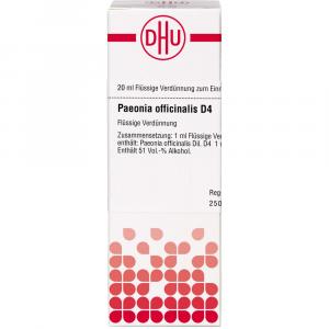 PAEONIA OFFICINALIS D 4 Dilution