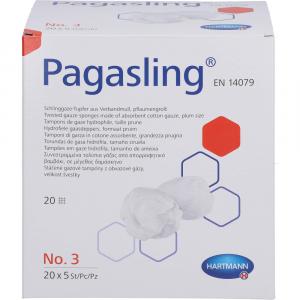 PAGASLING Mulltupfer Gr.3 pflaumengroß steril