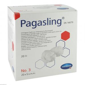 PAGASLING Mulltupfer Gr.3 pflaumengroß steril