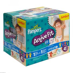 PAMPERS Active Fit Gr.4+ maxi plus 9-20kg