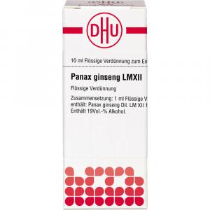PANAX GINSENG LM XII Dilution Ind.Fert.