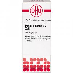PANAX GINSENG LM XVIII Globuli Ind.Fert.