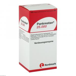 PANKREATAN 25.000 magensaftresistente Hartkapseln