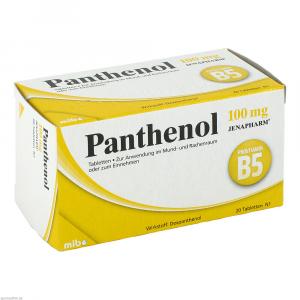 PANTHENOL 100 mg Jenapharm Tabletten
