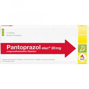 PANTOPRAZOL 20 mg elac magensaftres.Tabletten