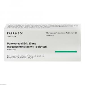 PANTOPRAZOL Eris 20 mg magensaftres.Tabletten