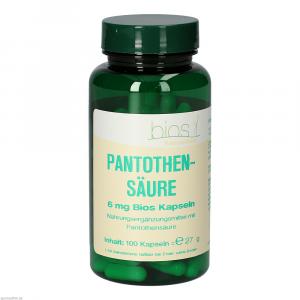 PANTOTHENSÄURE 6 mg Bios Kapseln