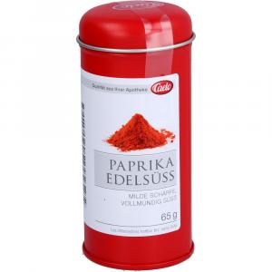 PAPRIKA edelsüß Pulver Blechdose Caelo HV-Packung