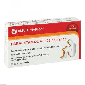 PARACETAMOL AL 125 Säuglings-Suppos.