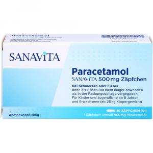 PARACETAMOL SANAViTA 500 mg Zäpfchen