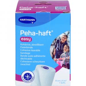 PEHA-HAFT easy Fixierbinde 8 cmx4 m weiß