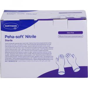 PEHA-SOFT nitrile Unt.Handsch.steril puderfrei L