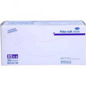 PEHA-SOFT nitrile Unt.Handsch.unste.puderfrei XS