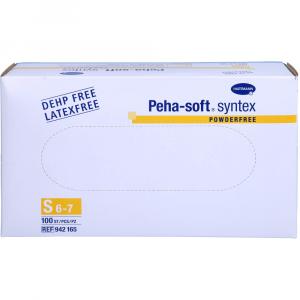 PEHA-SOFT Syntex Unters.Handsch.unste.pud.frei S