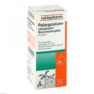 PELARGONIUM-RATIOPHARM Bronchialtropfen