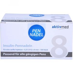 PEN-NADELN Universal 8 Kanülen 0,26x8 mm