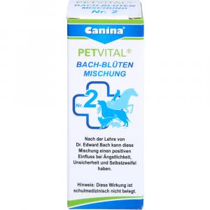 PETVITAL Bachblüten Nr.2 Globuli vet.