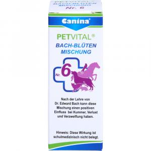 PETVITAL Bachblüten Nr.6 Globuli vet.
