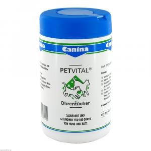 PETVITAL Feuchttücher f.Ohren vet.
