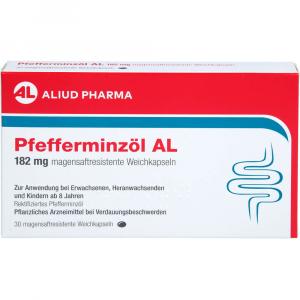 PFEFFERMINZÖL AL 182 mg magensaftres.Weichkapseln