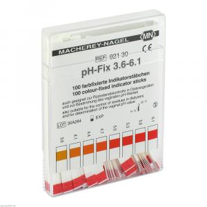 PH-FIX Indikatorstäbchen pH 3,6-6,1