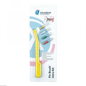 PIC BRUSH Intro Kit gelb 1 Griff+4 Bürsten