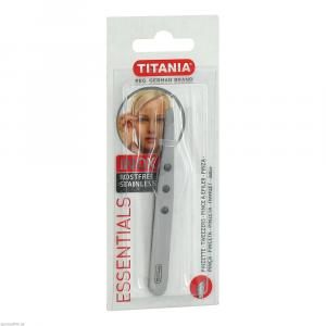 PINZETTE schräg INOX Edelstahl TITANIA