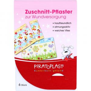 PIRATOPLAST Mädchen Pflasterzuschnitt 6x10 cm