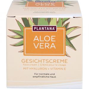 PLANTANA Aloe Vera Gesichtscreme Hyaluron & Vit.-E
