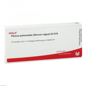 PLEXUS PULMONALIS Nervus vagus GL D 15 Ampullen