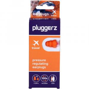 PLUGGERZ earplugs travel Erwachsene & Kids