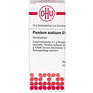 PLUMBUM ACETICUM D 12 Globuli