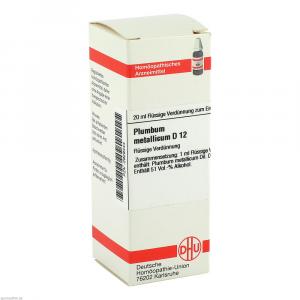 PLUMBUM METALLICUM D 12 Dilution