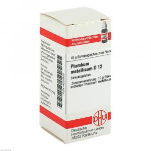 PLUMBUM METALLICUM D 12 Globuli