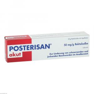 POSTERISAN akut 50 mg/g Rektalsalbe