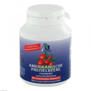 PREISELBEERE amerikanisch Lutschtabletten