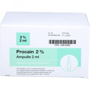 PROCAIN pharmarissano Ampulle 2% 2 ml Inj.-Lsg.