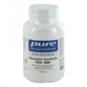 PURE ENCAPSULATIONS Glucosamin+Chondr.+MSM Kapseln