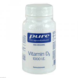 PURE ENCAPSULATIONS Vitamin D3 1000 I.E. Kapseln