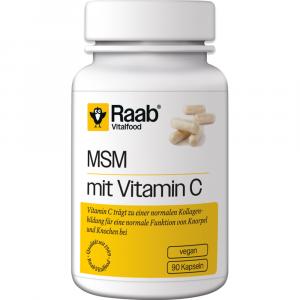 RAAB Vitalfood MSM mit Vitamin C Kapseln