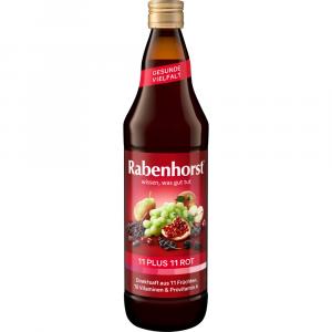 RABENHORST 11 Plus 11 Multivitaminmehrfr.Saft rot