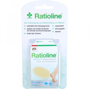 RATIOLINE protect Blasenpflaster 4,2x6,8 cm