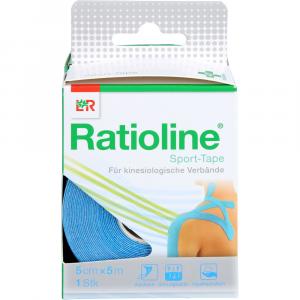 RATIOLINE Sport-Tape 5 cmx5 m türkis