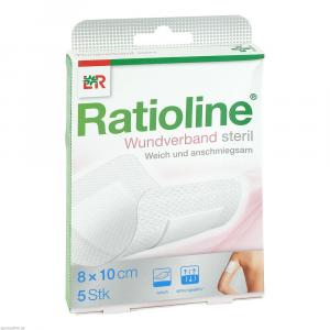 RATIOLINE Wundverband 10x8 cm steril