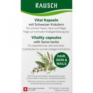RAUSCH Vital Kapseln m.Schweizer Kräuter 1 M.Glas