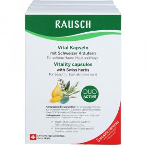 RAUSCH Vital Kapseln m.Schweizer Kräuter 3 Monate