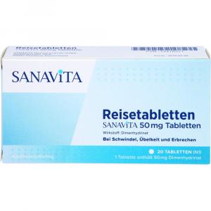 REISETABLETTEN Sanavita 50 mg Tabletten
