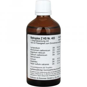 RETROPLEX Z HS Nr.403 Tropfen